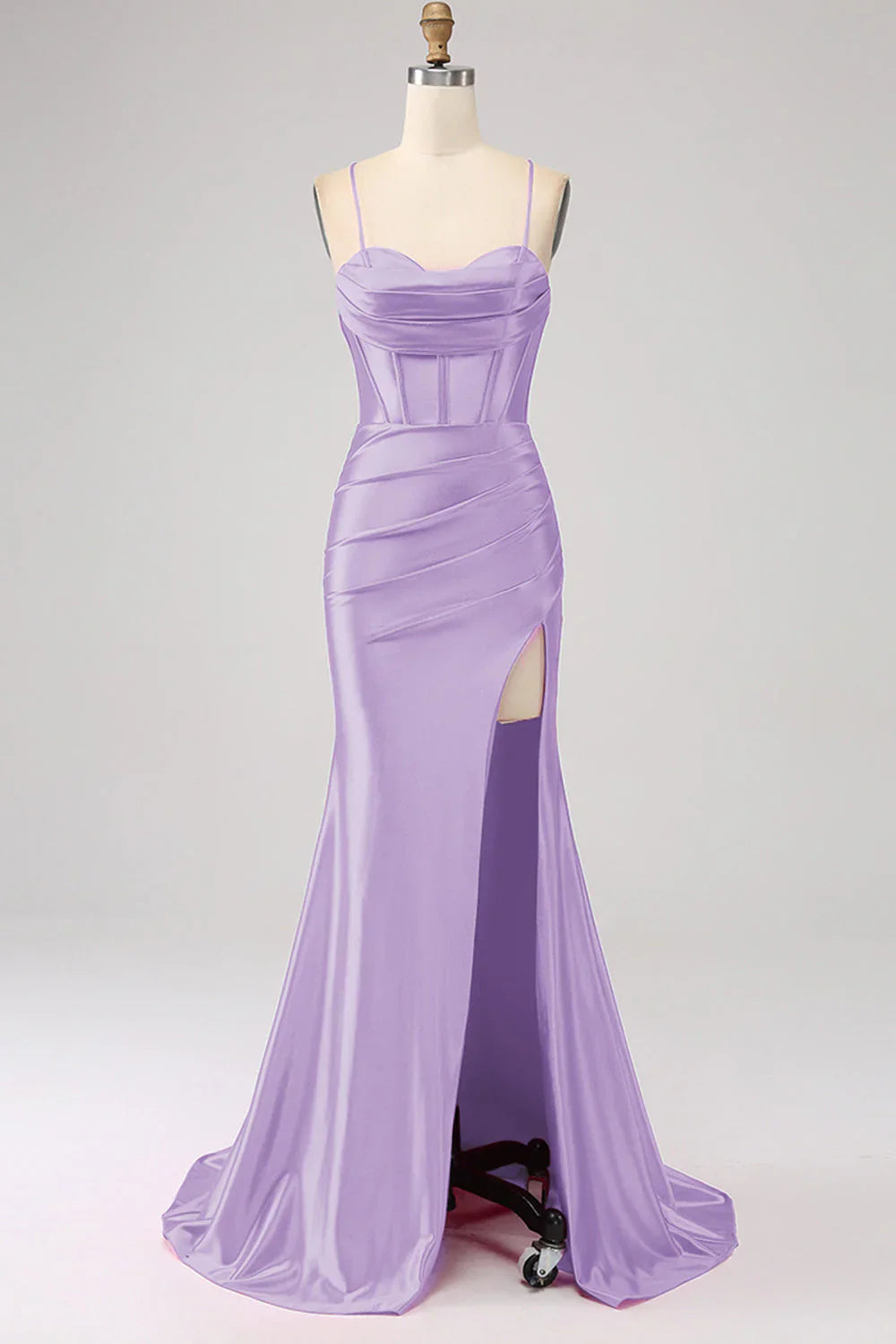 Stunning Mermaid Spaghetti Straps Long Prom Dress