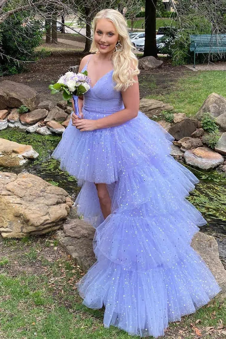 Alluring Ball Gown Off The Shoulder Sleeveless Sequins Chapel Train Prom Dress