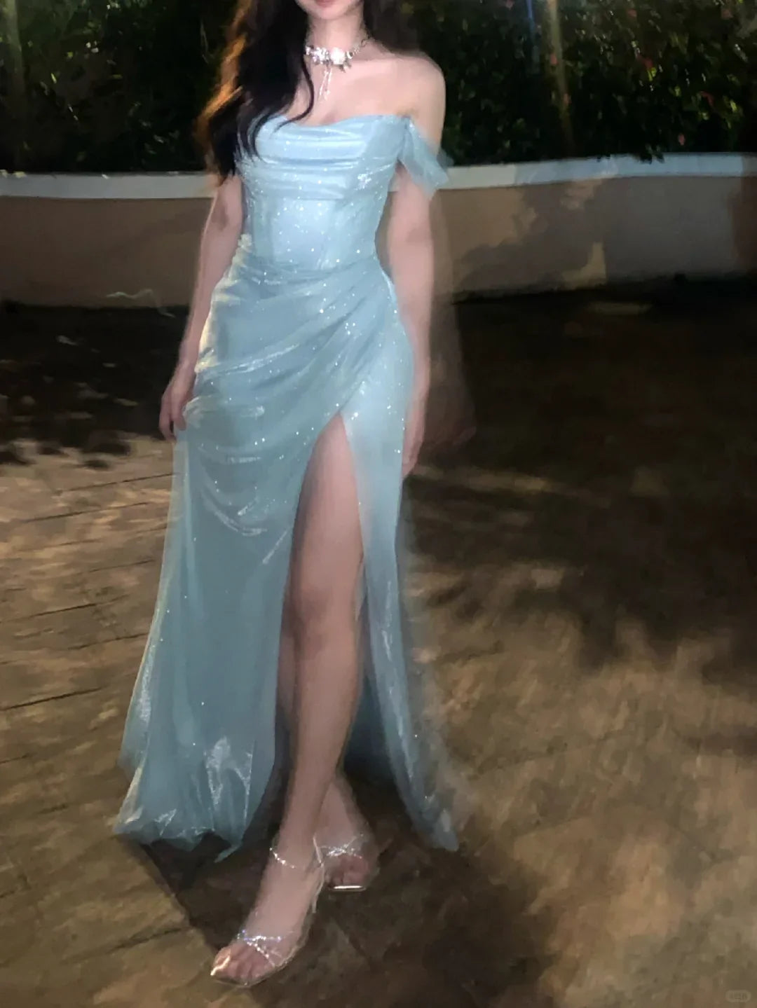 Beautiful A Line Off the Shoulder Sleeveless Zipper Up Floor-Length Prom Dresses