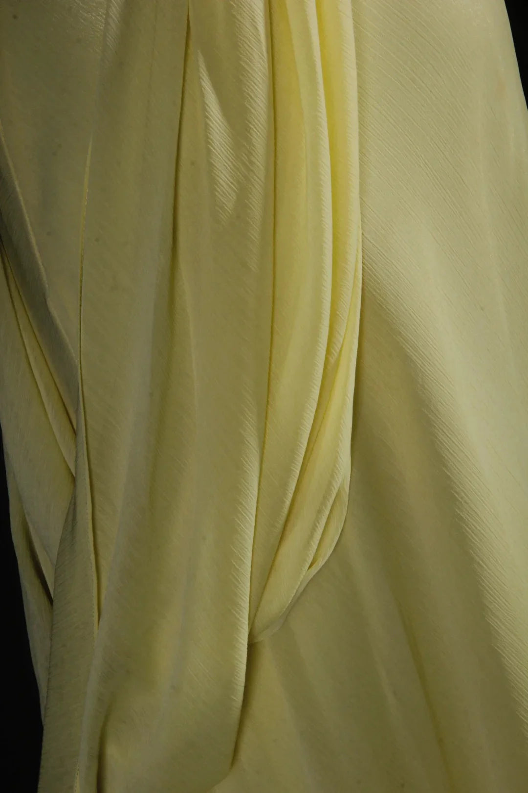 Chic One Shoulder Rhinestones Chiffon Yellow Long Prom Dress Evening Dress
