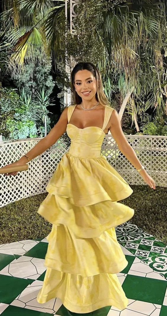 Cute A Line Sweatheart Neck Sleeveless Open Back Floor-Length Prom Dresses