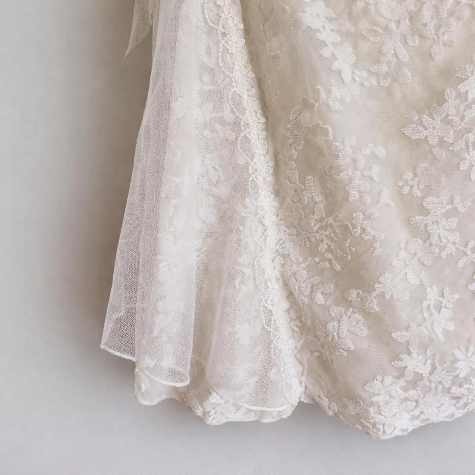 Delicate A-Line Cowl Neck Sheer Ribbon Lace Ivory Mini Homecoming Dress
