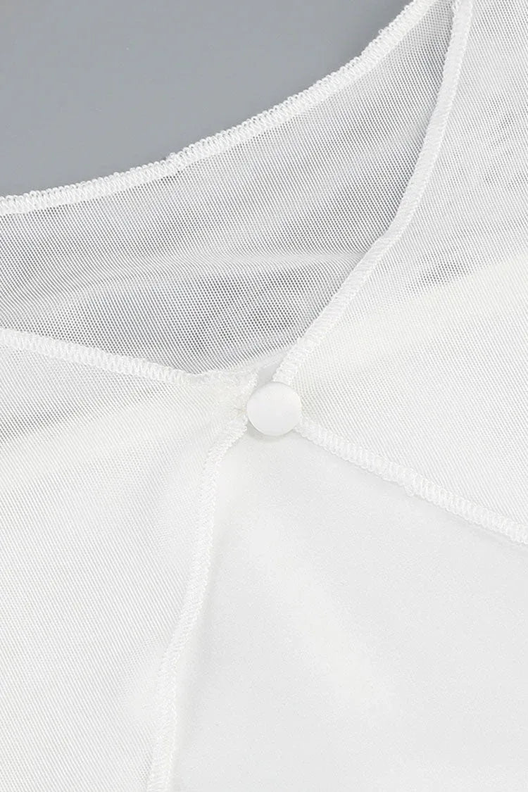 Elegant Mermaid Scoop-Neck Sleeveless Keyhole-Back Satin Ivory Floor-Length Evening Dress for Women