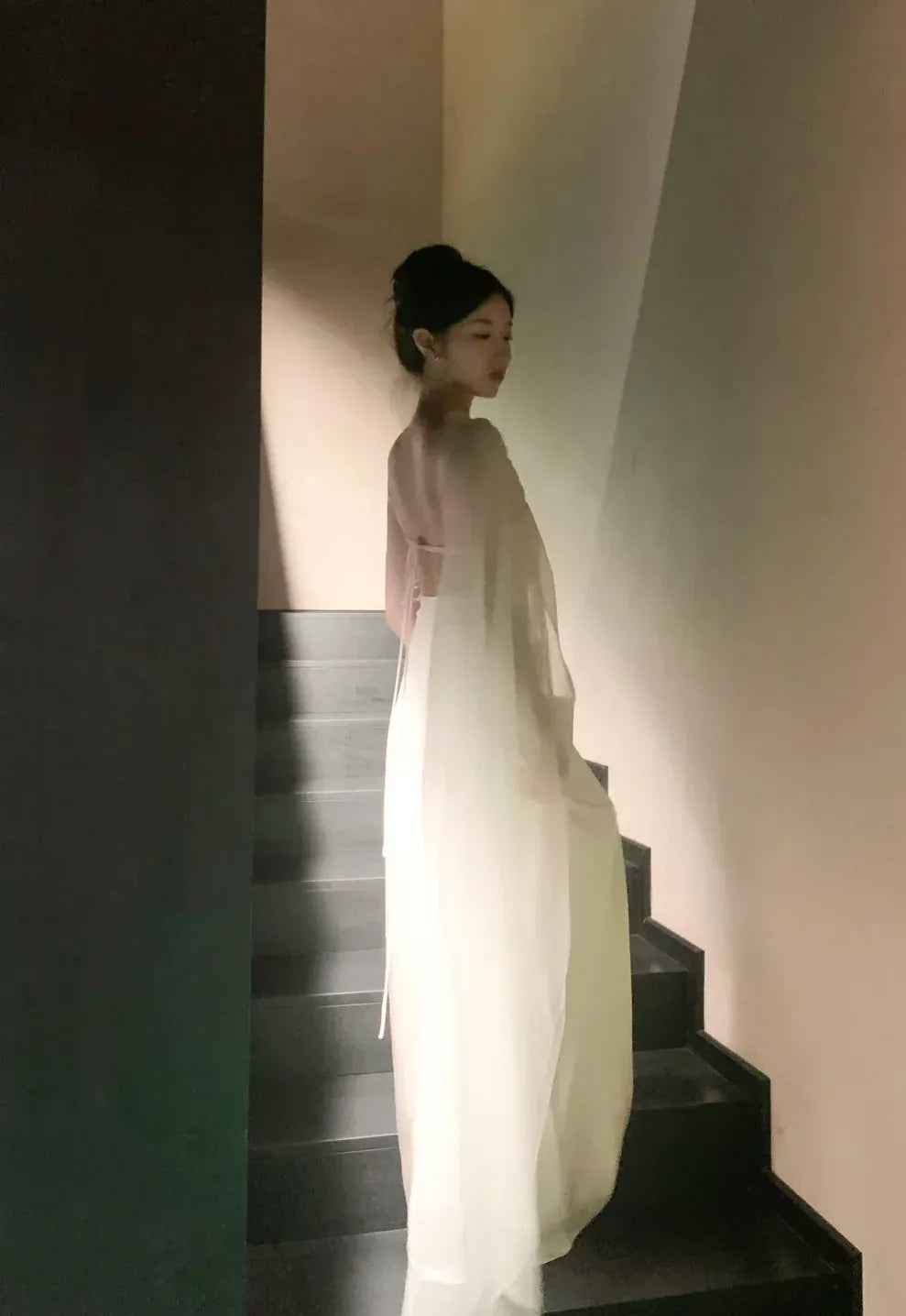Ethereal Sheath One-Shoulder Sleeveless Drape-Accent Ivory Long Prom Dress for Women For Sale