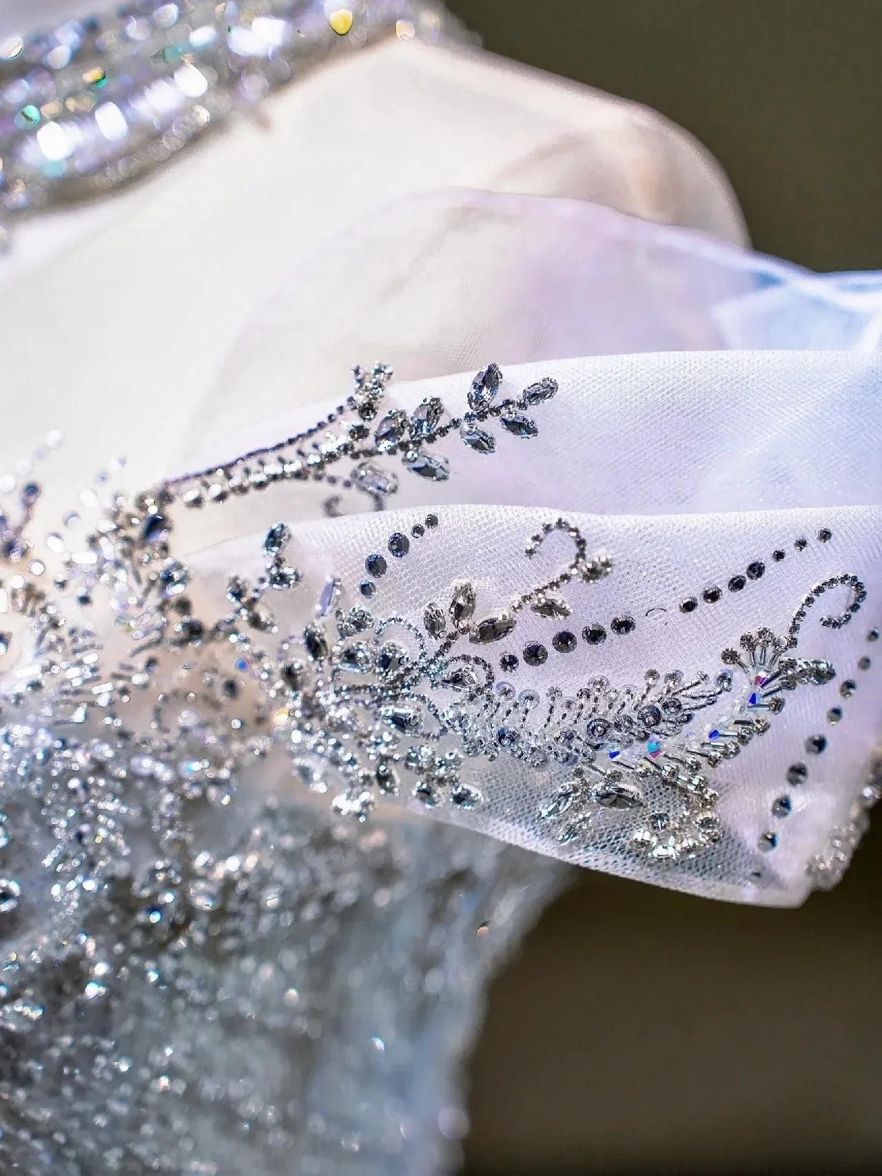 Glamorous Mermaid Off Shoulder Beaded Light Blue Floor-Length Evening Dresses