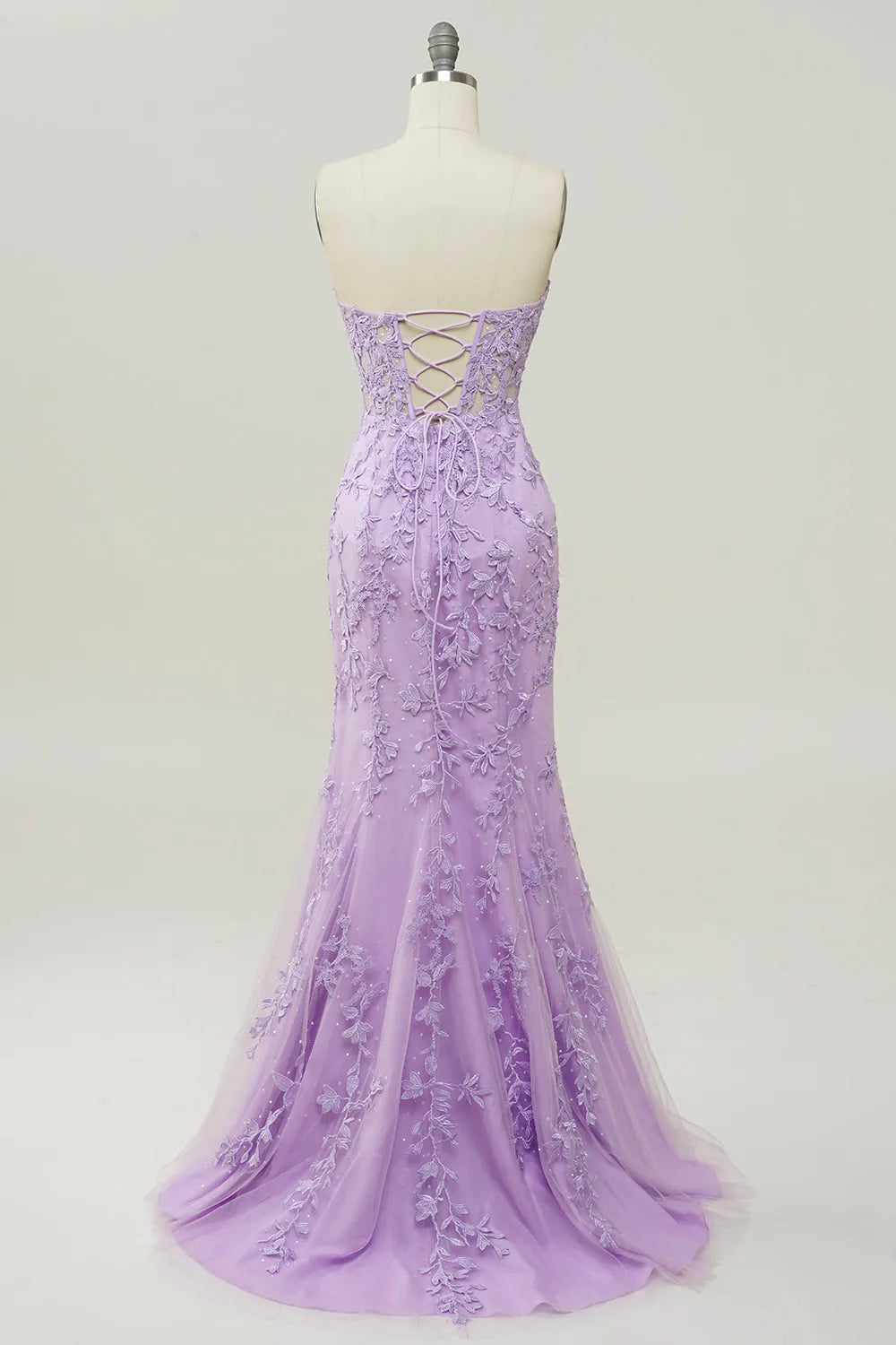 Off-the-Shoulder Sweetheart Neck Mermaid Prom Dress With Appliques