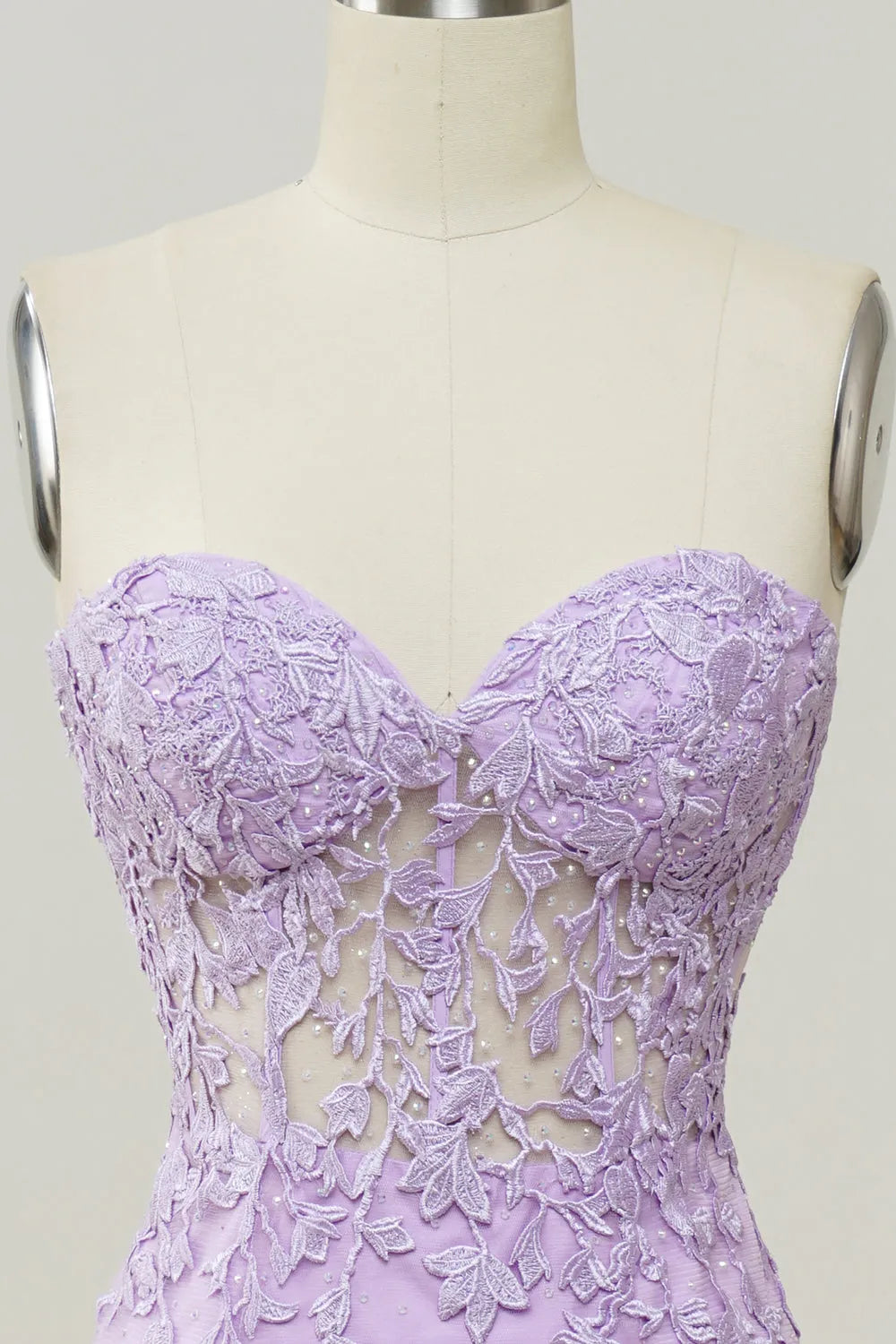 Off-the-Shoulder Sweetheart Neck Mermaid Prom Dress With Appliques