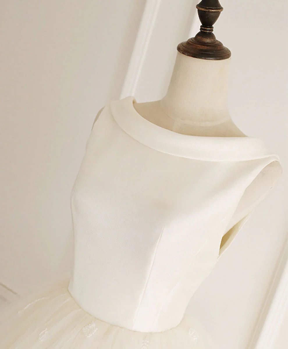 Off-the-Shoulder Tulle Short Backless Homecoming Dress ?