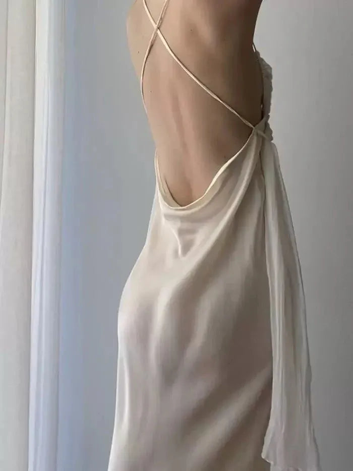 Sleek Sheath V-Neck Ruched Ivory Maxi Prom Dress for Women hot sale