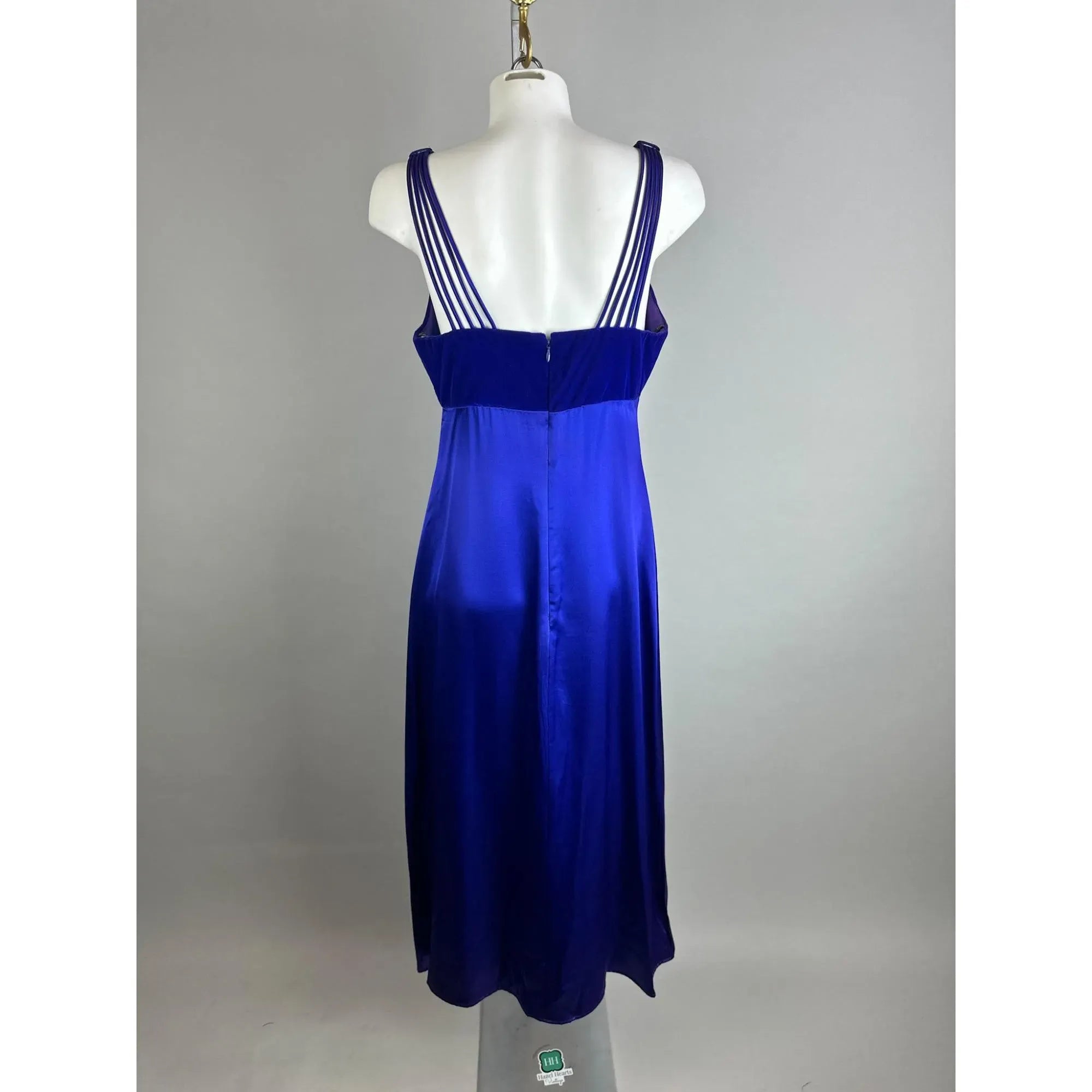 Vintage Mermaid Sweetheart Velvet Satin Blue Long Formal Prom Dress Buy