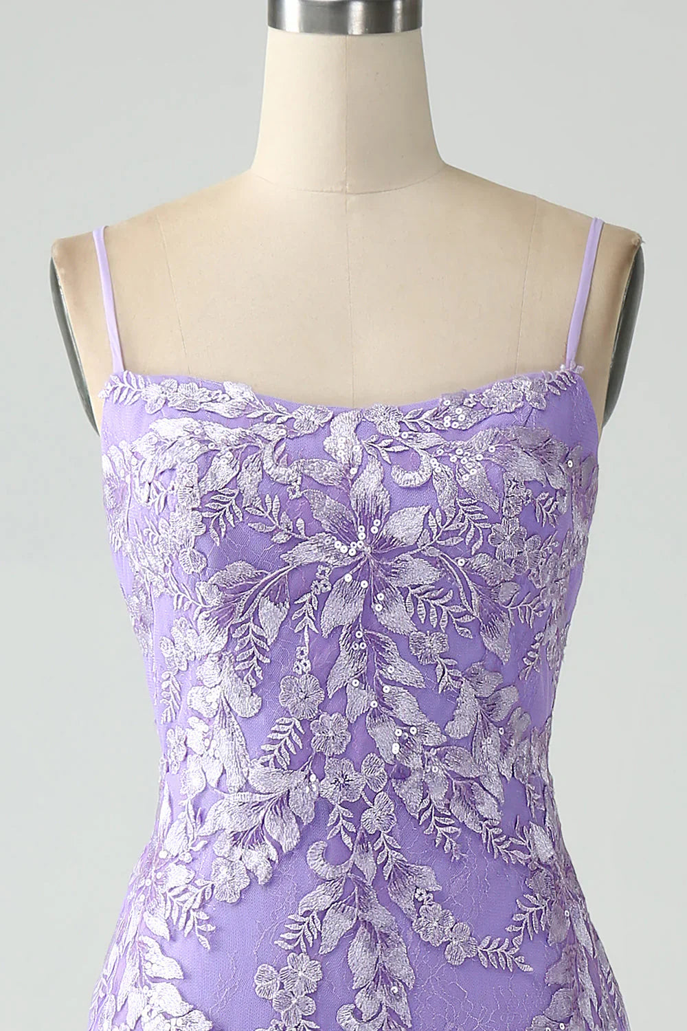Mermaid Spaghetti Straps Long Prom Dress With Appliques