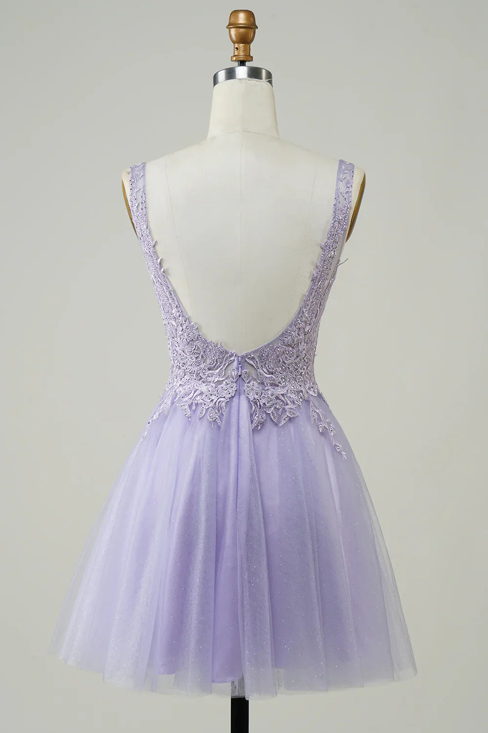 A Line Homecoming Dress With Appliques