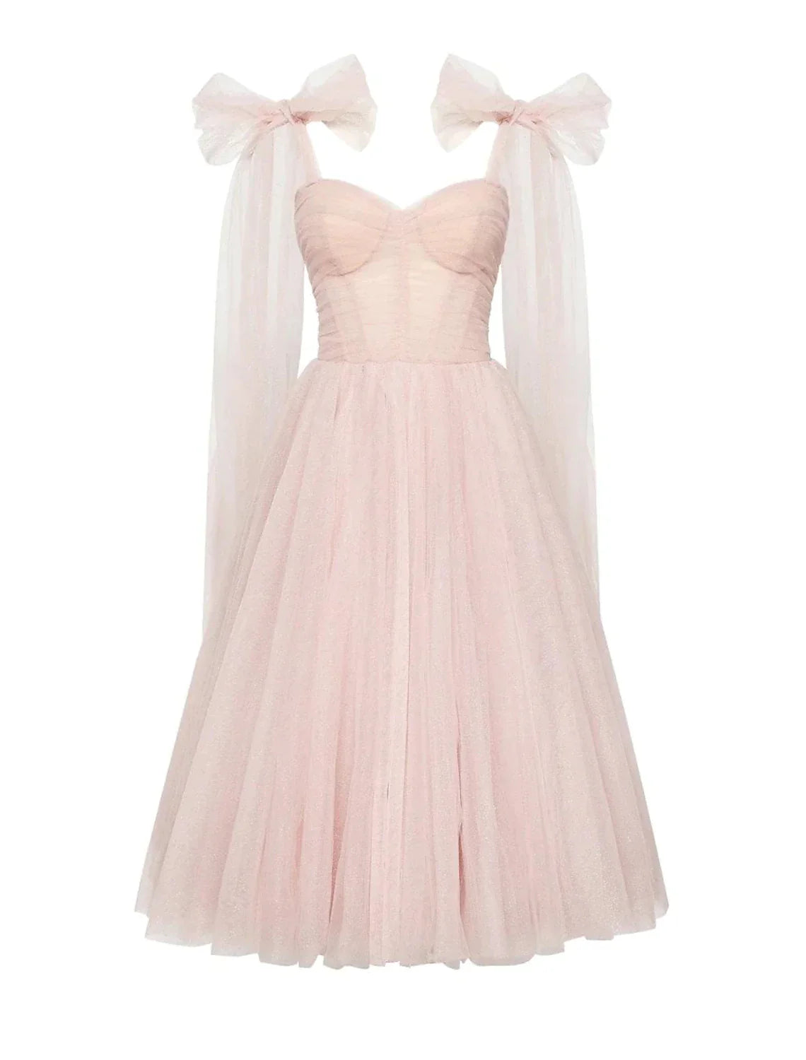 Ball Gown Cocktail Dresses Corsets Dress Graduation Birthday Tea Length Sleeveless Square Neck Tulle with Glitter